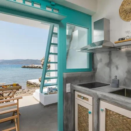 Turquoise Boathouse In I Daire Klima (Milos)